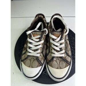 Coach Barrett 2 Brown Sneakers Sz 7B 37